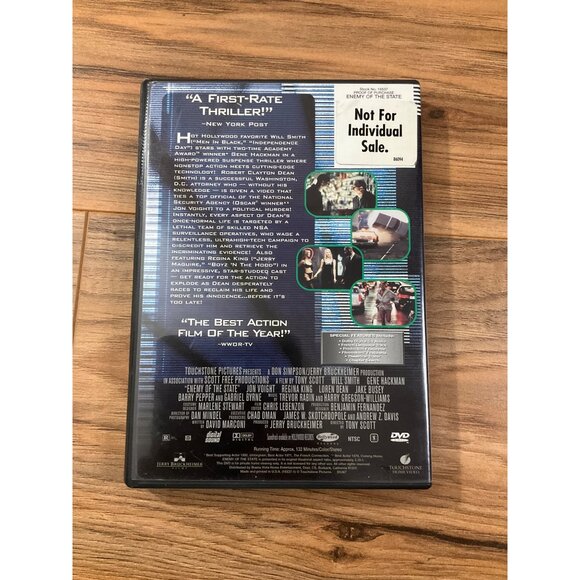 Enemy Of The State (DVD, 1999) - Picture 3 of 3